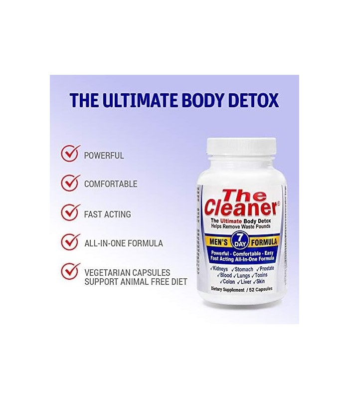 Century Systems The Cleaner 7Day Mens Formula Ultimate Body Detox (52 cápsulas)