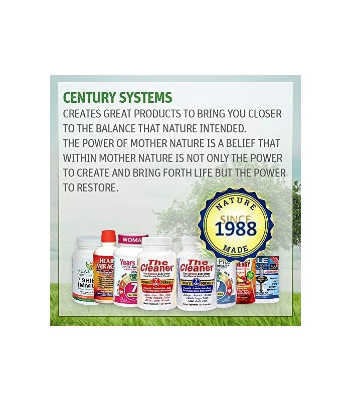 Century Systems The Cleaner 7Day Mens Formula Ultimate Body Detox (52 cápsulas)