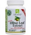 Island Nutrition, cápsulas de extrato de folha de oliveira ' 25% de oleuropeína (40% de polifenóis totais), mais 20% de complexo