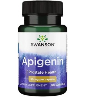 Swanson Supplement Natural Prostate Support-Metabolism & Nerve Health Support-Can Support Sleep & Relaxation 90 Caps, 50mg Each