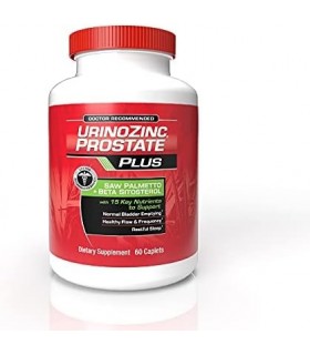 Urinozinc Plus - Suplemento de Próstata com Beta Sitosterol e Saw Palmetto ' Reduz as Preocupações Frequentes com a Micção e Mel