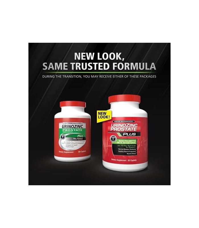 Urinozinc Plus - Suplemento de Próstata com Beta Sitosterol e Saw Palmetto ' Reduz as Preocupações Frequentes com a Micção e Mel