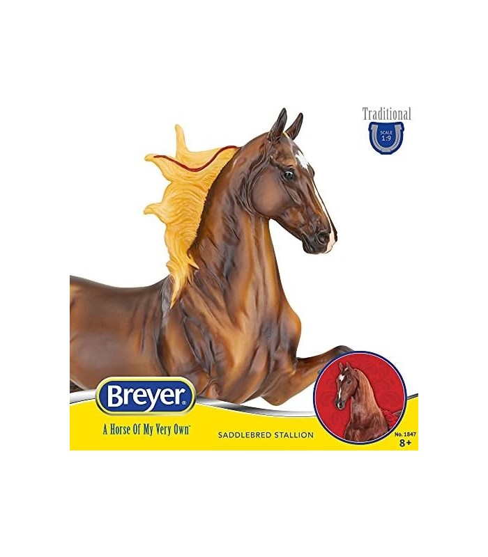 Breyer Horses Série Tradicional WC Marc of Charm | Modelo de brinquedo de cavalo | 11,5 x 9 | Cavalo em escala 1:9 | Modelo 1847