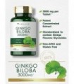 Carlyle Ginkgo Biloba 3000mg | 400 Comprimidos | Suplemento Vegetariano | Não transgênico, sem glúten