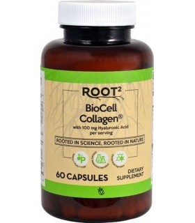 Vitacost Ácido Hialurônico com BioCell Collagen II - 100 mg por Porção - 60 Cápsulas
