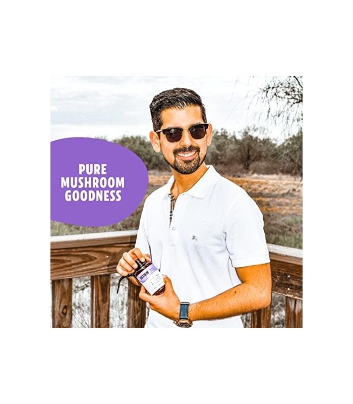 Suplemento de Cogumelo Juba de Leões FreshCap - Nootrópico Natural para a Saúde do Cérebro, Cognição e Humor - Suprimento para D