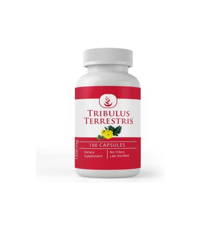 Ingredientes puros Tribulus Terrestris (100 cápsulas) sempre puro, sem aditivos ou enchimentos, verificado em laboratório