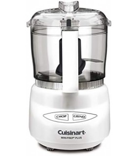 Processador de alimentos Cuisinart DLC-2A Mini-Prep Plus (branco), 3 xícaras