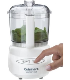 Processador de alimentos Cuisinart DLC-2A Mini-Prep Plus (branco), 3 xícaras