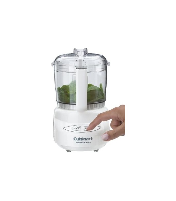 Processador de alimentos Cuisinart DLC-2A Mini-Prep Plus (branco), 3 xícaras