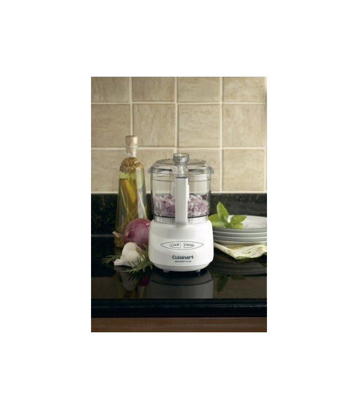 Processador de alimentos Cuisinart DLC-2A Mini-Prep Plus (branco), 3 xícaras