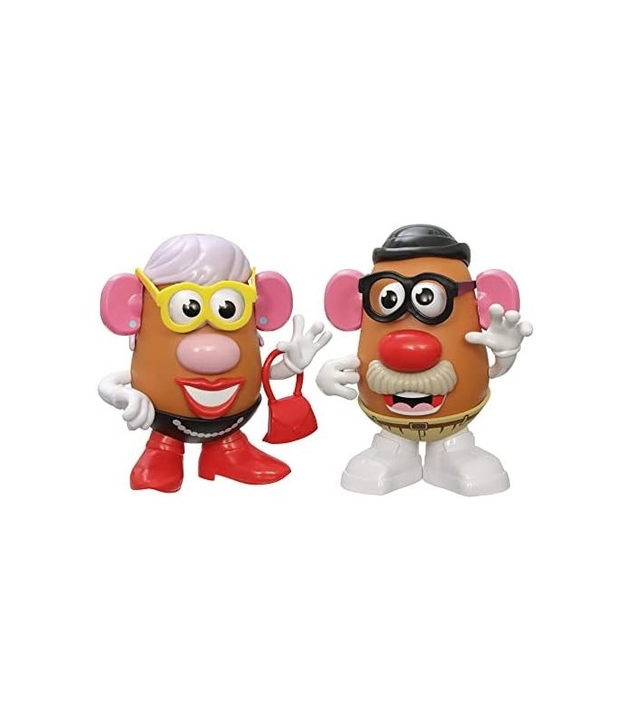 Mr Potato Head Potato Head Yamma e Yampa Toy para crianças de 2 anos ou mais, inclui 24 partes e peças, brinquedos criativos par