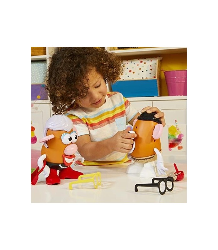 Mr Potato Head Potato Head Yamma e Yampa Toy para crianças de 2 anos ou mais, inclui 24 partes e peças, brinquedos criativos par