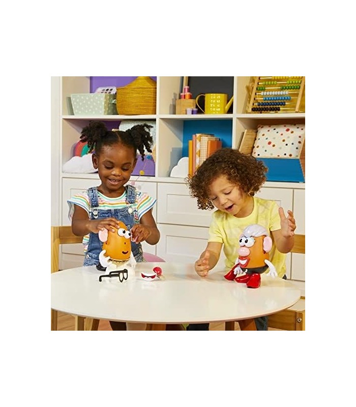 Mr Potato Head Potato Head Yamma e Yampa Toy para crianças de 2 anos ou mais, inclui 24 partes e peças, brinquedos criativos par