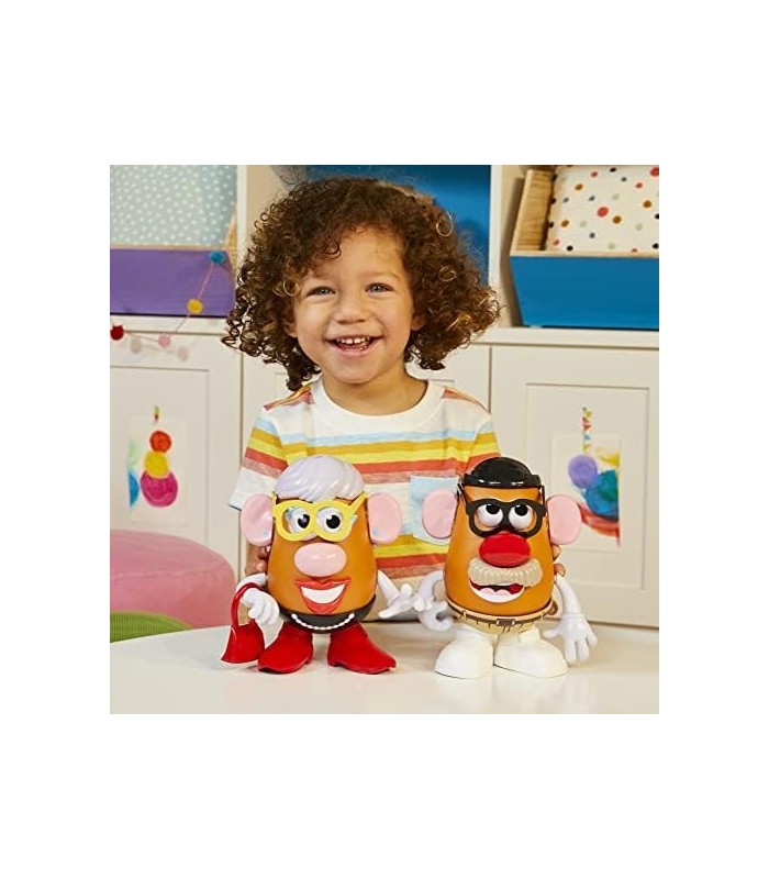 Mr Potato Head Potato Head Yamma e Yampa Toy para crianças de 2 anos ou mais, inclui 24 partes e peças, brinquedos criativos par