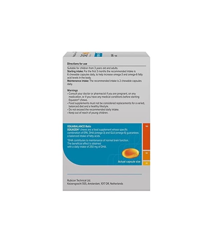 Equazen Eye Q Chews 180 cápsulas