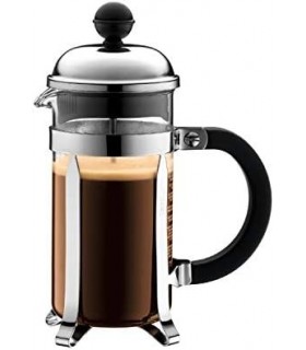 Máquina de café e chá Bodum Chambord French Press, 12 onças, cromada