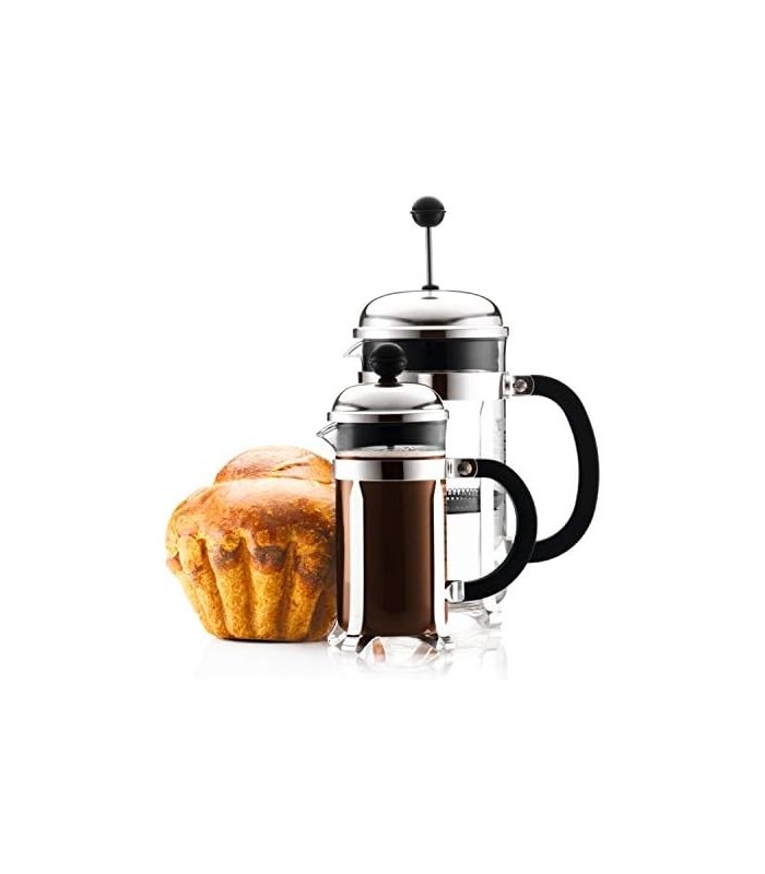 Máquina de café e chá Bodum Chambord French Press, 12 onças, cromada