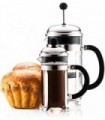 Máquina de café e chá Bodum Chambord French Press, 12 onças, cromada