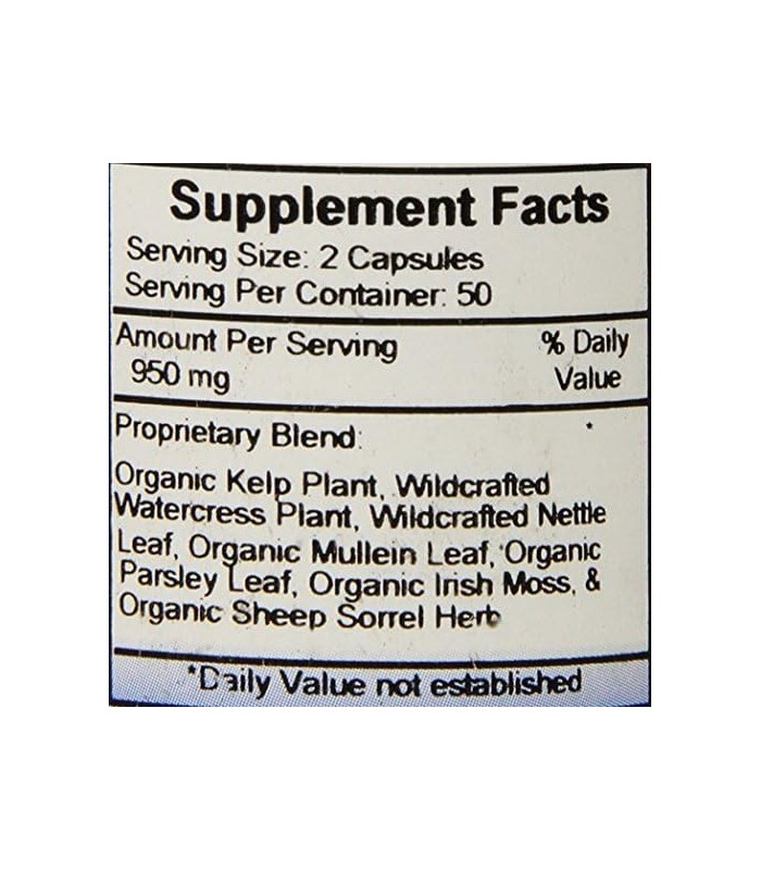 Dr. Cápsulas de fórmula de manutenção da tireóide Christophers Formulas, 100 unidades