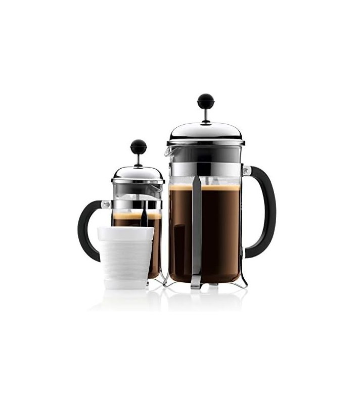 Máquina de café e chá Bodum Chambord French Press, 12 onças, cromada