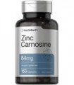 Suplemento de Carnosina de Zinco | 84mg por cápsula | 150 Contagem | Não transgênico e sem glúten | por Horbaach
