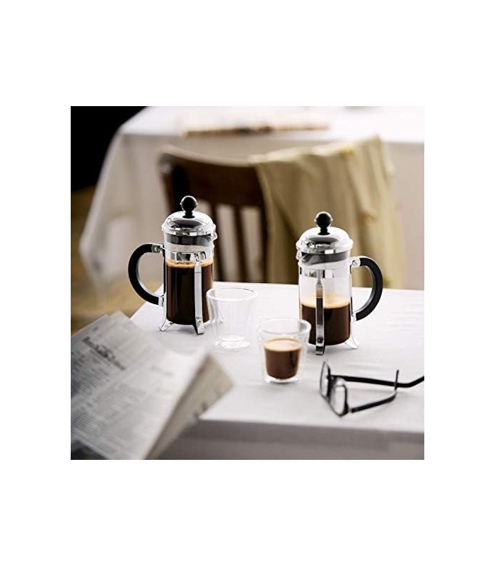 Máquina de café e chá Bodum Chambord French Press, 12 onças, cromada