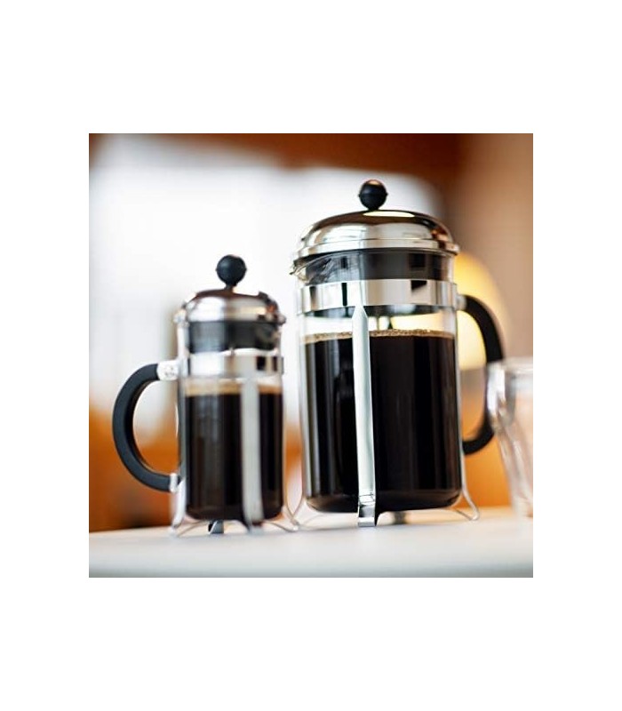 Máquina de café e chá Bodum Chambord French Press, 12 onças, cromada