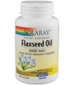Óleo de Linhaça Solaray, Softgel (Btl-Plastic) 1000mg 100ct