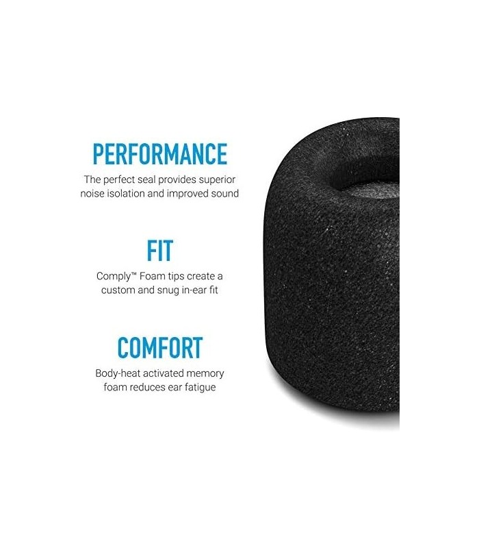 COMPLY Foam Foam Tips para Sony TrueWireless WF-1000XM4, WF-1000XM3, WF-XB700, Ultimate Comfort | Ajuste Inabalável | Sortido, 3