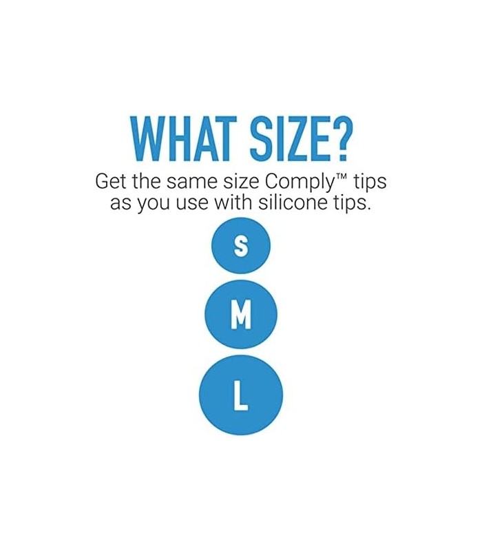 COMPLY Foam Foam Tips para Sony TrueWireless WF-1000XM4, WF-1000XM3, WF-XB700, Ultimate Comfort | Ajuste Inabalável | Sortido, 3