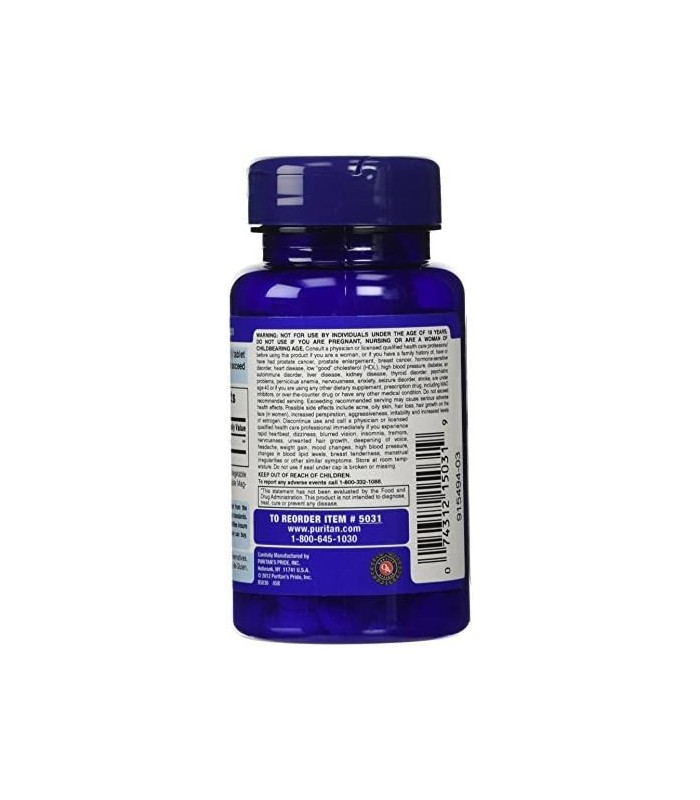 Puritans Pride 2 Pack de DHEA 50 mg Puritans Pride DHEA 50 mg-50 comprimidos