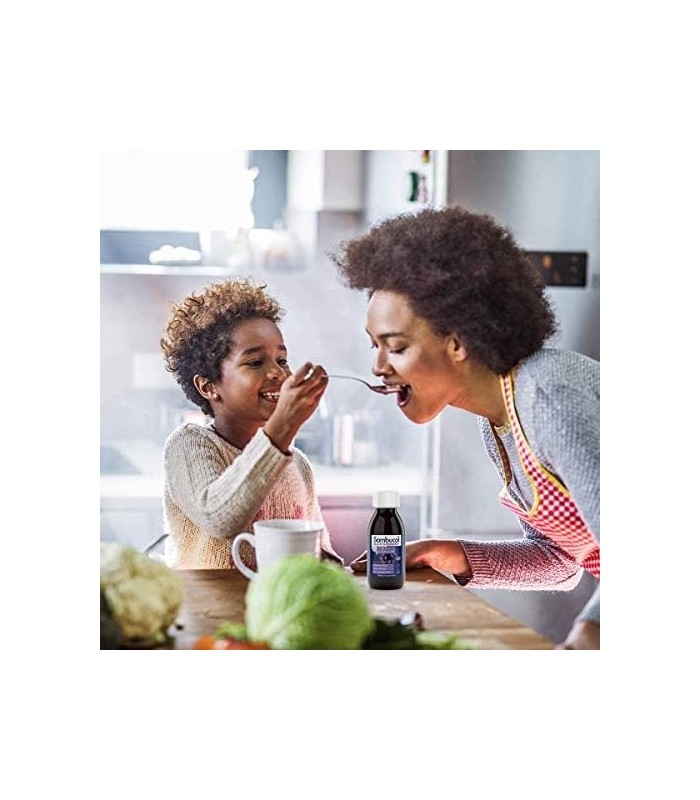 Sambucol Black Elderberry Syrup - Sambucus Elderberry Syrup, Black Elderberry Liquid, Suporte Imunológico, Sabugueiro Xarope par
