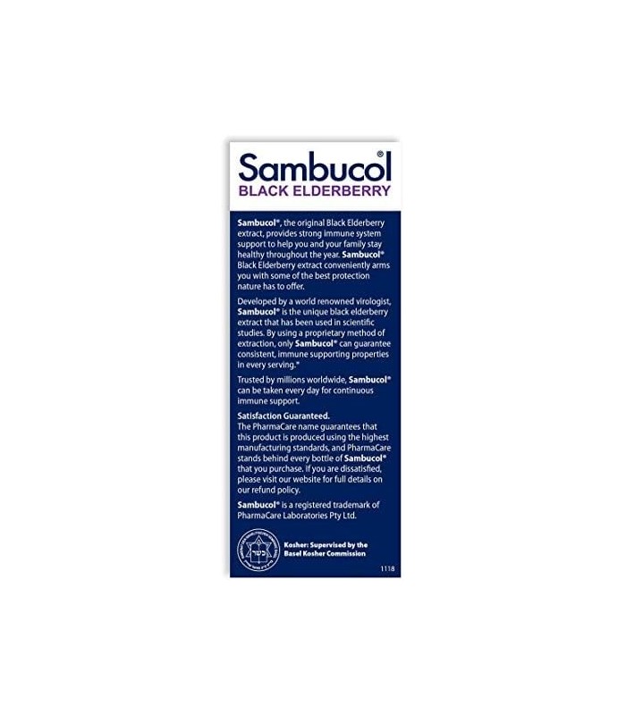 Sambucol Black Elderberry Syrup - Sambucus Elderberry Syrup, Black Elderberry Liquid, Suporte Imunológico, Sabugueiro Xarope par