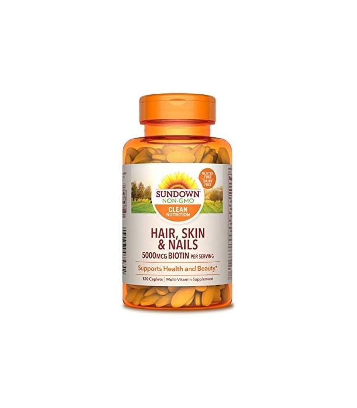 Sundown Naturals Hair, Skin & Nails, 120 cápsulas (65287)