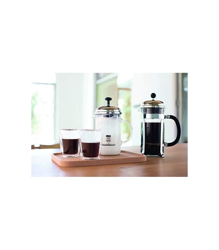 Bodum 1928-16US4 Chambord French Press Cafeteira, 1 litro, 34 onças, cromado