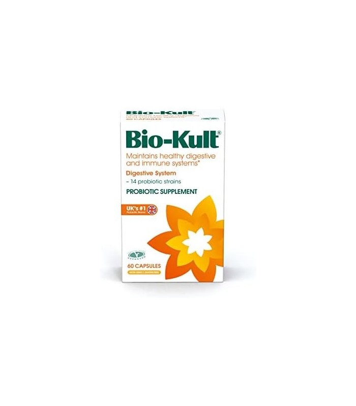 Probióticos Avançados Bio-Kult -14 Cepas, Suplemento Probiótico, Probióticos para Adultos, Lactobacillus Acidophilus, Sem Necess
