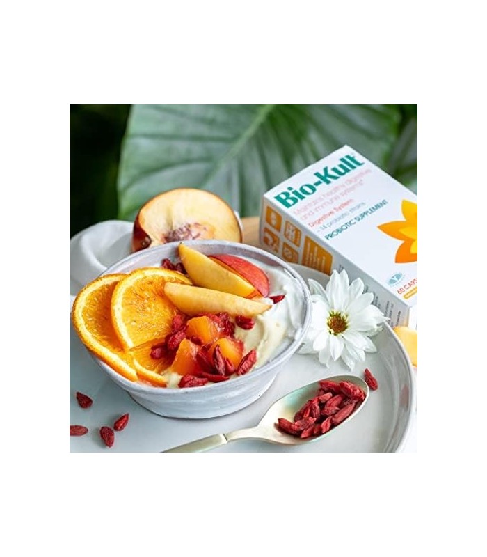 Probióticos Avançados Bio-Kult -14 Cepas, Suplemento Probiótico, Probióticos para Adultos, Lactobacillus Acidophilus, Sem Necess