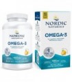 Nordic Naturals Omega-3, Sabor a Limão - 180 Géis Suaves - 690 mg Omega-3 - Óleo de Peixe - EPA e DHA - Suporte Imunológico, Saú