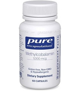 Encapsulações Puras Metilcobalamina 1.000 mcg | Suplemento de vitamina B12 para apoiar a memória e os nervos* | 60 cápsulas