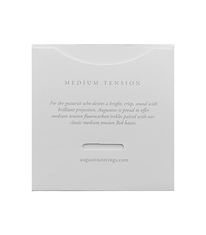 AA Augustine Augustine Paragon Red Cordas para guitarra clássica de carbono de média tensão