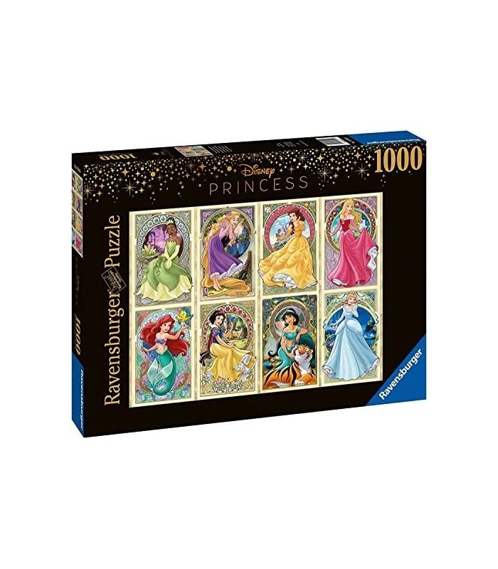 Ravensburger Disney Princesas Art Nouveau Quebra-cabeça de 1000