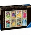 Ravensburger Disney Princesas Art Nouveau Quebra-cabeça de 1000 peças para adultos - 16504 - Cada peça é única, a tecnologia Sof