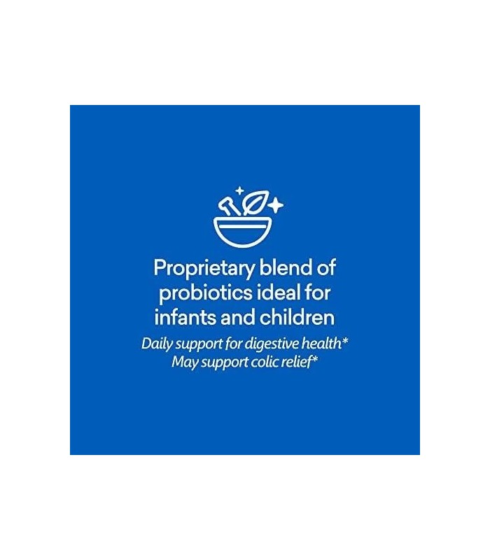 Colic Calm Infant & Child Probiotic Drops for Gut & Health, 0,54 Onça