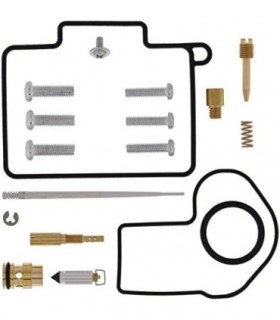 kit de reconstrução de carburador de corrida de todas as bolas compatível para Honda CR 250 R 2004, CBX 250 TWISTER, CBF, vermel