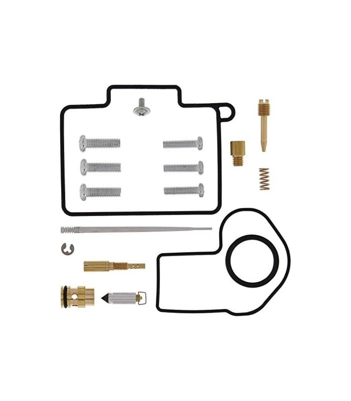 kit de reconstrução de carburador de corrida de todas as bolas compatível para Honda CR 250 R 2004, CBX 250 TWISTER, CBF, vermel