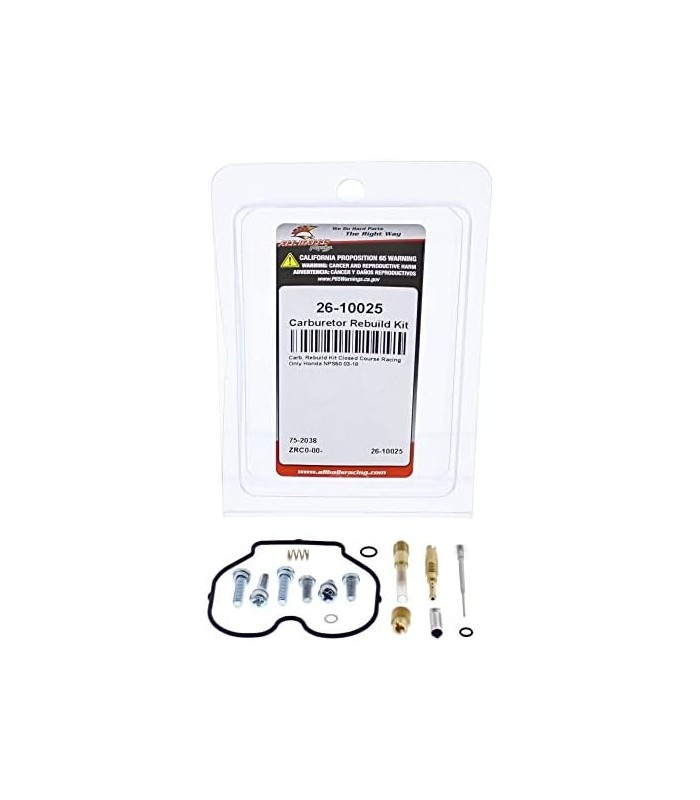 Kit de reconstrução de carburador All Balls para Honda NPS, vermelho