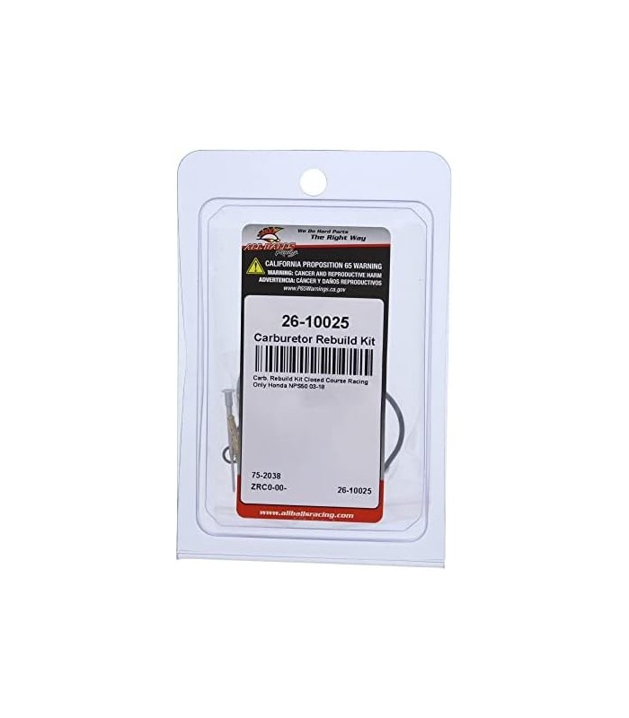 Kit de reconstrução de carburador All Balls para Honda NPS, vermelho
