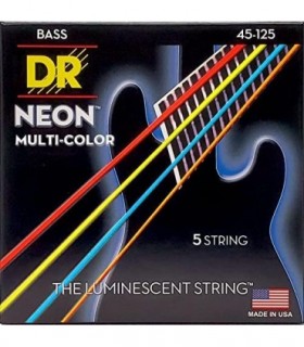 DR Strings HI-DEF NEON Bass Guitar Strings (NMCB5-45)