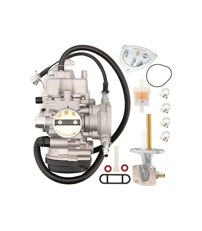 Kit de carburador YFM400 compatível com Yamaha Kodiak 400 YFM 400 YFMCarb, substituição para carburador Yamaha YFM400, carburado
